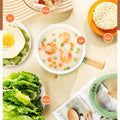 Electric Cooker Kitchen Appliance Double Layer Home for Hot Pot Cooking Soup Heater Multifunction Cooker Mini Non-stick Pan Pots