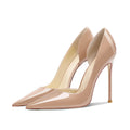 2026 Fashion Gradient Color Side Empty High Heels Women's Thin Heels 12cm Shallow Mouth Sexy Pointed Temperament Single Shoes