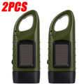LED Flashlight Hand Crank Solar Powered Rechargeable - View 8 | SAMAG