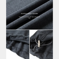 VIMLY Dark Gray Knit Two Piece Set 2026 Autumn Women Round Neck Top High Waist A-line Long Skirt Commuter Matching Outfit A0097