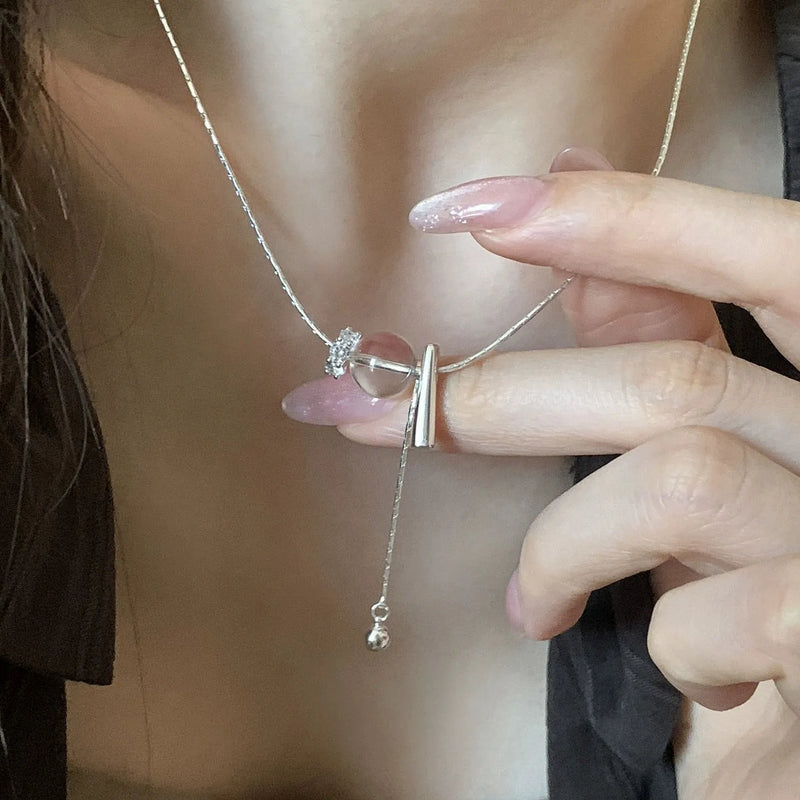 VENTFILLE 925 Sterling Silver Bead Geometry Necklace | SAMAG