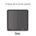Moes ZigBee Wireless Scene Switch 12 control modes Handheld Push Button Setup Home Automation Scenario Tuya Smart Devices
