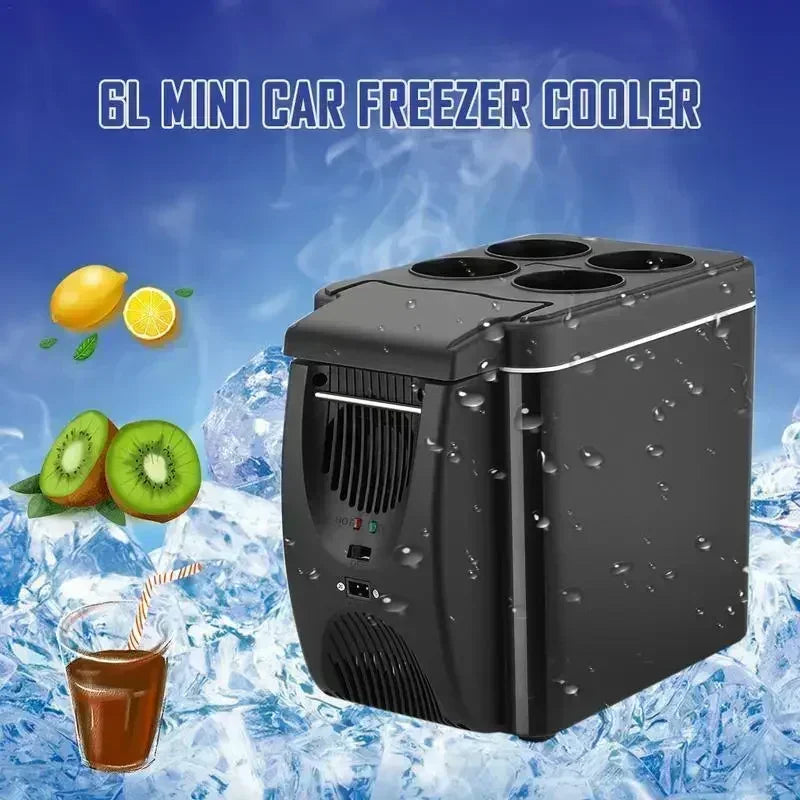6L 12V Car Refrigerator Freezer Heater Mini Freezer Cooler And Warmer Electric Fridge Portable Icebox Travel Refrigerator amagi
