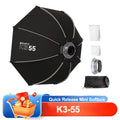 TRIOPO K3 Series K3-55 K3-65 K3-90 K3-120 Quick Release Softbox Folding Octagon Softbox for Photography Studio