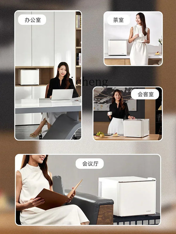 Mini Refrigerator Household Bedroom Dorm Mini Office Ice Bar Single Door Fresh-Keeping Refrigerated