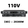 KDES PA/DJ Power Amplifier 2 Channel (8Ω) 300W and 4 Channel (8Ω) 350W Class D Digital 1U for Stage KTV Conference System
