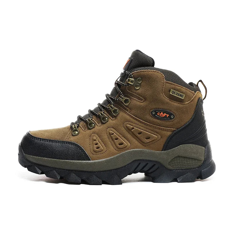 PLUS SIZE Unisex High-Top Adventure Sneakers Durable Grip Non-Slip Lace-Up Comfort Ideal for Outdoor Hiking Boots Men Footwear