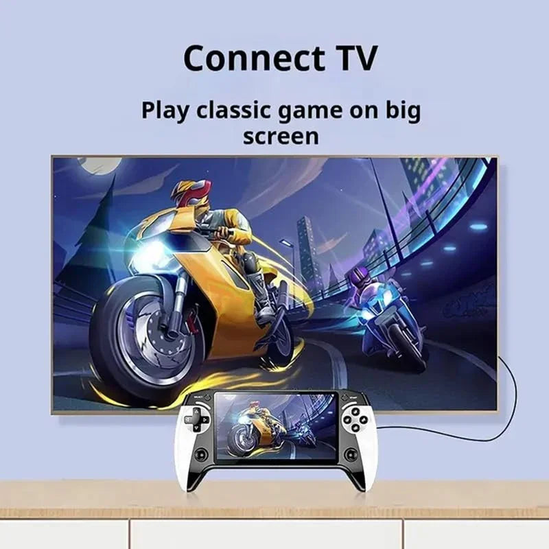New 3000 Games X9 Handheld Video Game Console 5.5inch Screen Retro Video Game Player Built in 10 Emulators Support NES GBA GBC