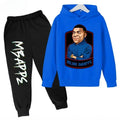 Spring Autumn Children's Hoodie Set Mbappe Print | SAMAG