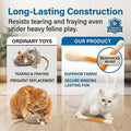 Cotton Swabs Cat Toys with Catnip Kitten Chew Sticks for Indoor Boredom Durable Dental Teething Ropes cat Lover Gift Accessories