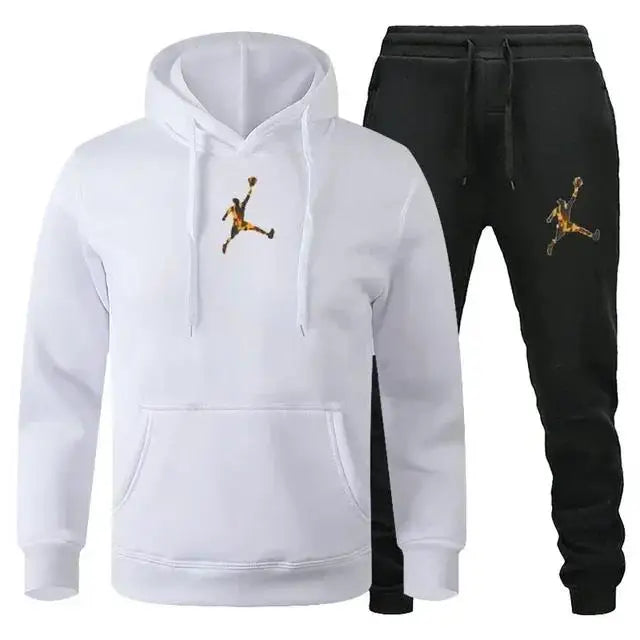 Pull à capuche et pantalon de jogging pour hommes et femmes ensemble deux pièces costume sportif hip hop - View 21 | SAMAG
