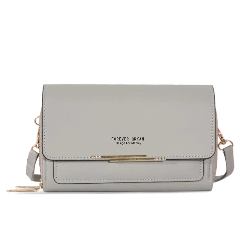 New Women Pu Leather Handbags Female Multifunctional Large Capacity Shoulder Bags Fashion Crossbody Bags For Ladies Phone Purse