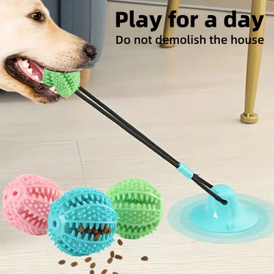 Interactive Dog Suction Cup Toy with Sound and Food | SAMAG