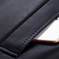 Classic Mid-Length Lapel Trench Coat with Fleece Lining for Warmth, Leather and Fur Integrated Men's Pu Coat, Luxurious Business