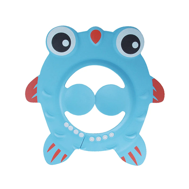 Cute Animal Shower Cap Safety Eye Protection Ear Protection Lightweight Cute Cartoon Baby Bath Protective Cap Shampoo Bath Care