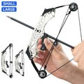 304 Stainless Steel Mini Compound Bow Set with 10 Arrows | SAMAG