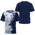 2025 Breathable Badminton Tennis T-shirt Men's Fashion Sportswear Top Men's Fitness Short Sleeve Outdoor Sportswear Soft and Com