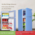53L Home Bottom Freezer Refrigerator Mini Double Door Two-door Refrigerator and Freezer