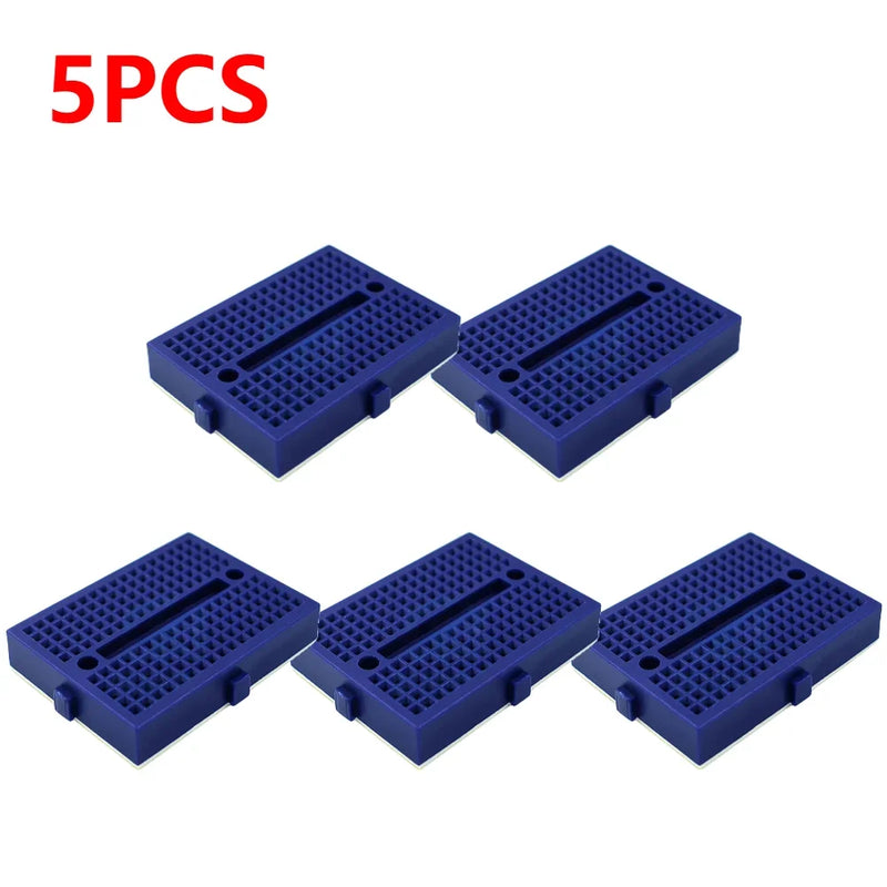 1-10PCS SYB-170 Mini Solderless Prototype Breadboard 170 Holes Breadboard Prototype Board 35x47mm for Small DIY Kits