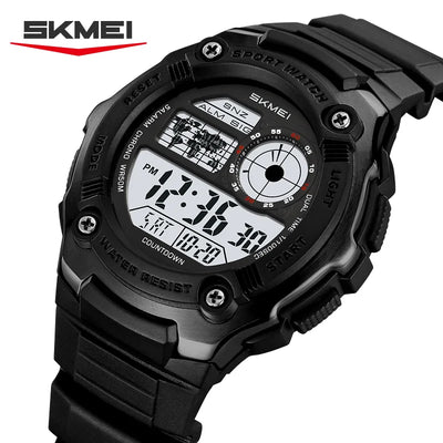 2517 Military Electronic Light Watch Sports LED Watches 5BAR Waterproof Digital Wrist For Men | SAMAG