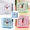 Small Battery Operated Quartz Alarm Clock with Beeping Sound for Bedside Use Featuring Clear Numbers and Reliable Performance