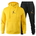 Autumn_Winter Men's jogging Fitness sportswear Set_ Fashionable long - sleeved sweatshirt + casual pants 2 - View 9 | SAMAG