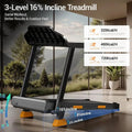 Compact 3 - in - 1 Treadmill with Incline, Folding Design, 12 - View 2 | SAMAG