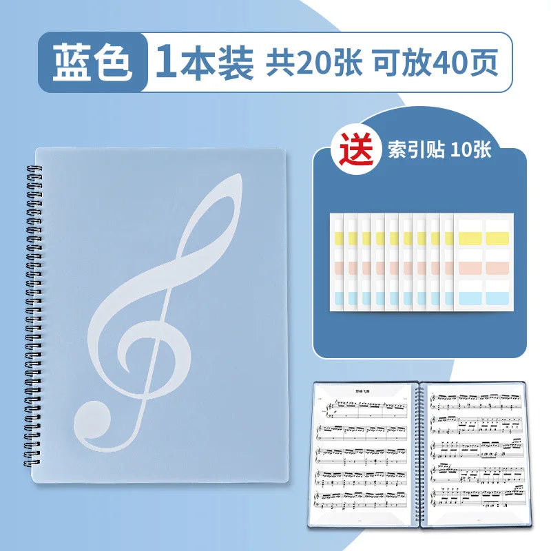 20/30 Pages A4 Sheet Multi-layer Music File Folder Plastic Budget Binder Folder Filing Products Documents Bag Piano Book Desk