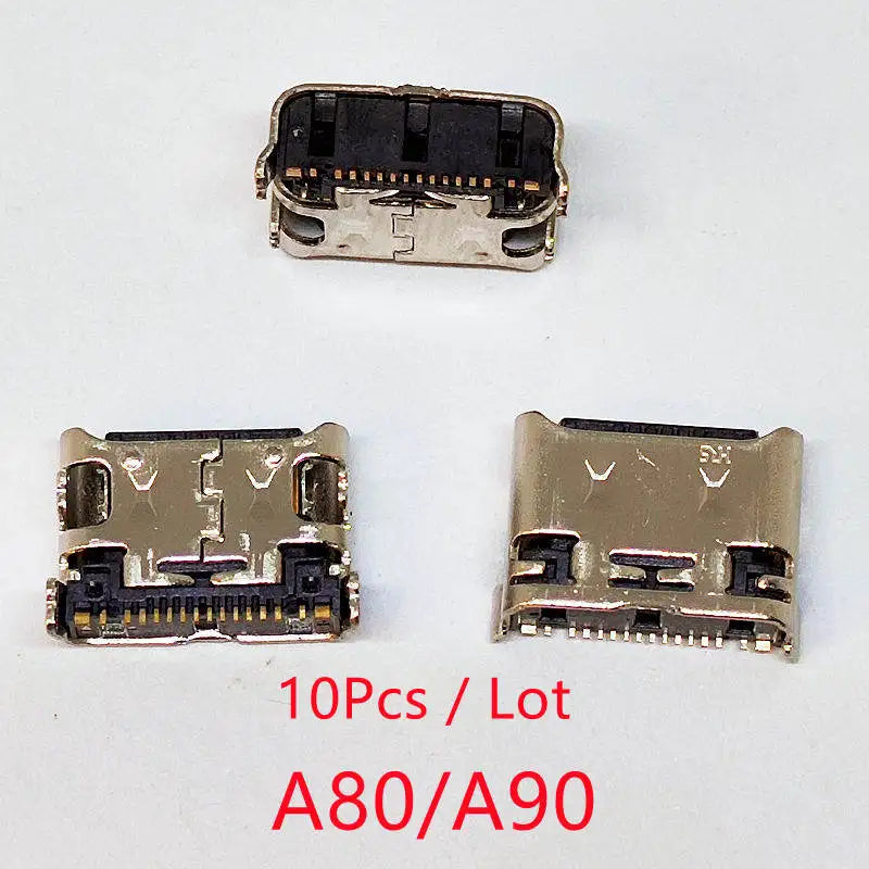 10pcs For Samsung A12 A10s A21s A11 A20s A22 A32 A33 A01 A30s A31 A51 A50s A71 A70s A52 A72 USB Charging Port Charger Connector