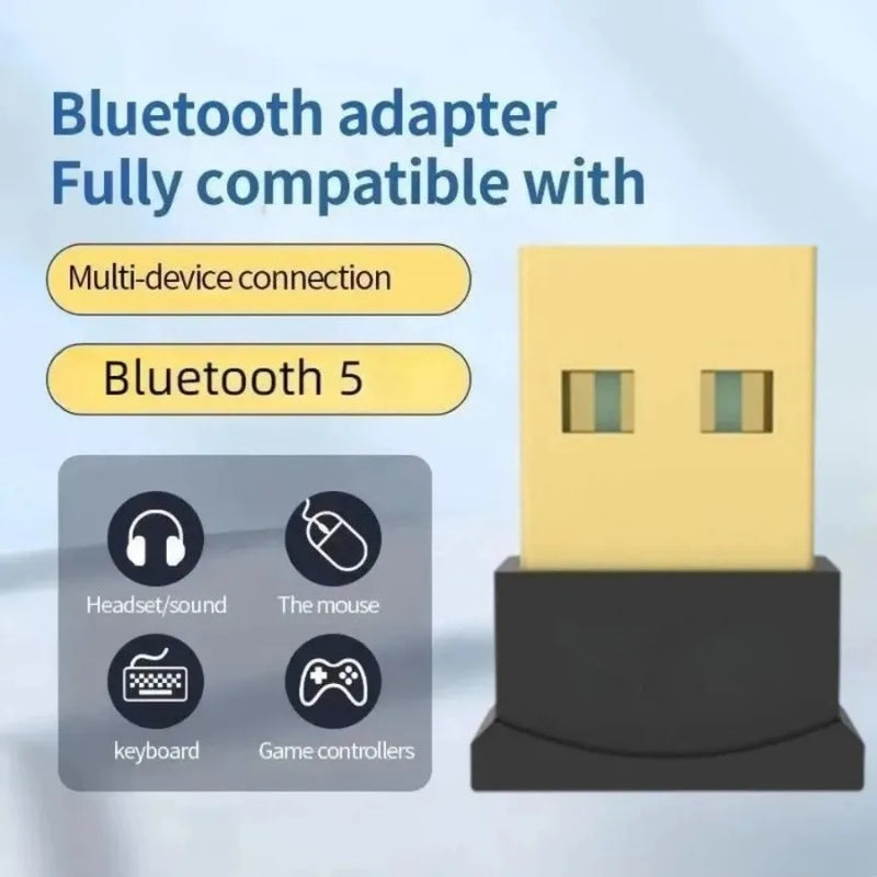 USB Bluetooth Adapter 5.4/5.3/5.1/5.0 Wireless Dongle for PC Laptop Speaker Audio Receiver Transmitter - Visuel 2 | SAMAG