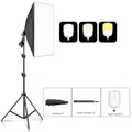 SH 50x70CM Photography Softbox Lighting Kits Professional Continuous Light System Equipment For Photo Studio