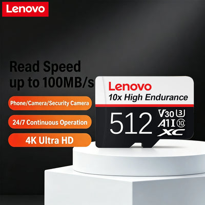 NEW Lenovo High Speed Micro SD Card 512GB U3 V30 Memory | SAMAG