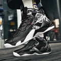 Men's High Top Basketball Shoes Thick Bottom Anti Slip Sneakers Casual Comfortable Outdoor Athletic Training Unisex Sports Shoes
