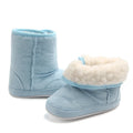 Baby Girl Boy Snow Booties Winter Solid Six Colors Warm Plush Soft Sole Non-slip High Quality Toddler Shoes First Walkers MJ0407