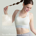 SUJIIN Sports Bra for Women 2026 Summer Racerback Shockproof Supportive Running Yoga Workout Gym Jump Rope Bras Woman XM072