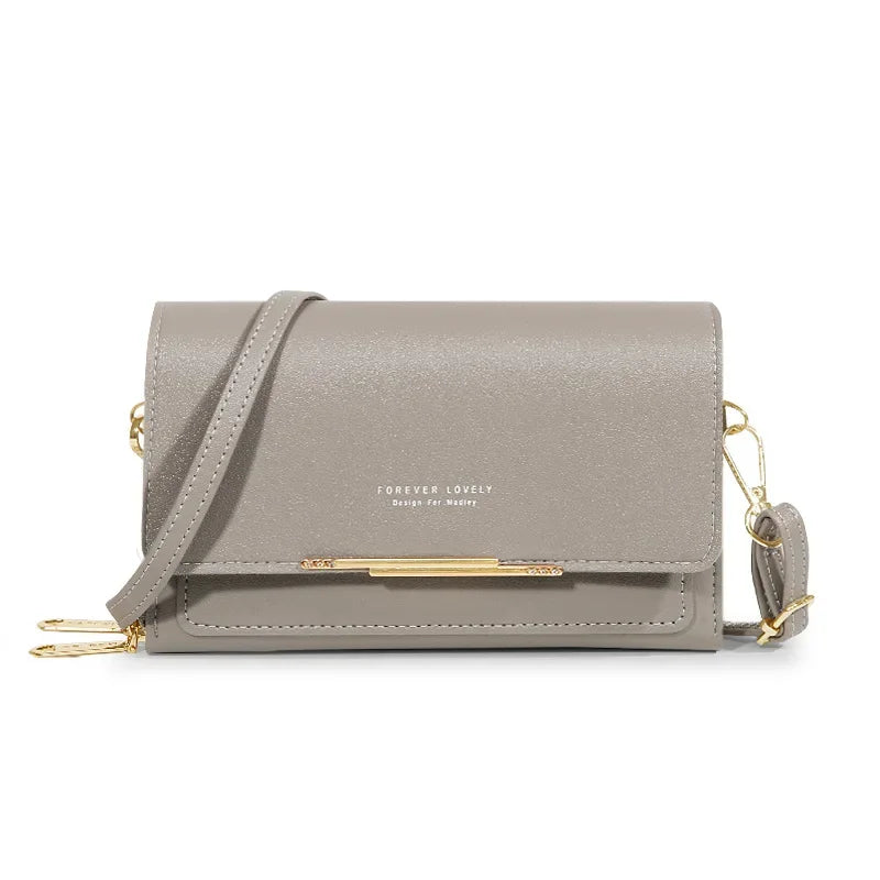 New Women Pu Leather Handbags Female Multifunctional Large Capacity Shoulder Bags Fashion Crossbody Bags For Ladies Phone Purse