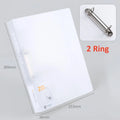 A4 Binder Folder File Folders Office Document Organizer File Binder 240 Sheets Capacity Desk Organizer Office Students Supplies