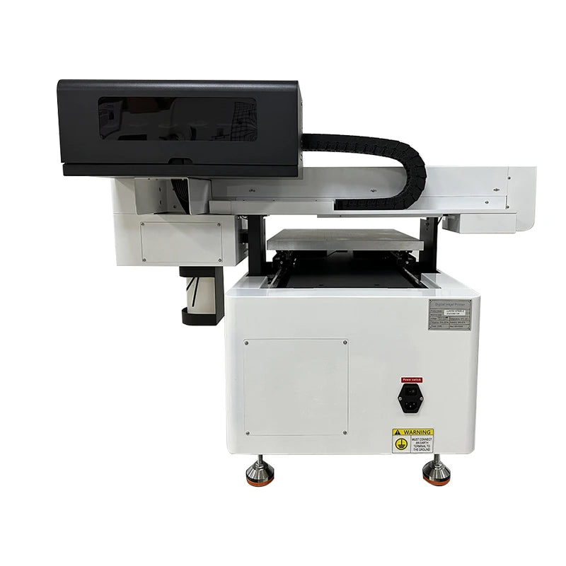 40*50CM Industrial Automatic Digital UV Flatbed Printer, Energy Efficient CMYK White Color Roll to Roll Printing Machine