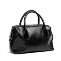 Genuine Leather Women's Bag Vintage Luxury Designer Boston Handbag Women Versatile Shoulder Bag Cowhide Female Crossbody Bags