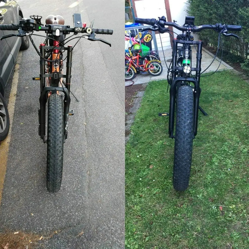 20"/26" Fat Tire Bike Air Suspension Fork, 180mm Travel - View 6 | SAMAG