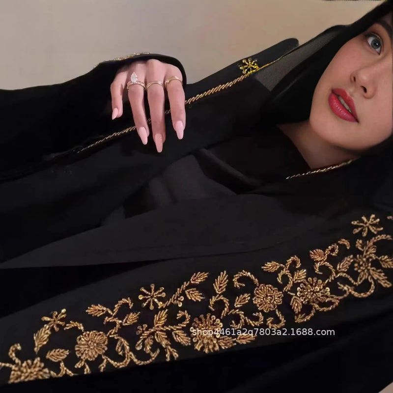 Women's Traditional Dresses And Abayas Chiffon Luxury | SAMAG