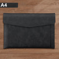 Large Capacity A4 File Folder Organizer with Double-Layer Laptop Protective Sleeve Storage Bag