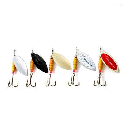 Spinner Lure Bait with Hooks Pesca Wobblers Metal Fishing | SAMAG