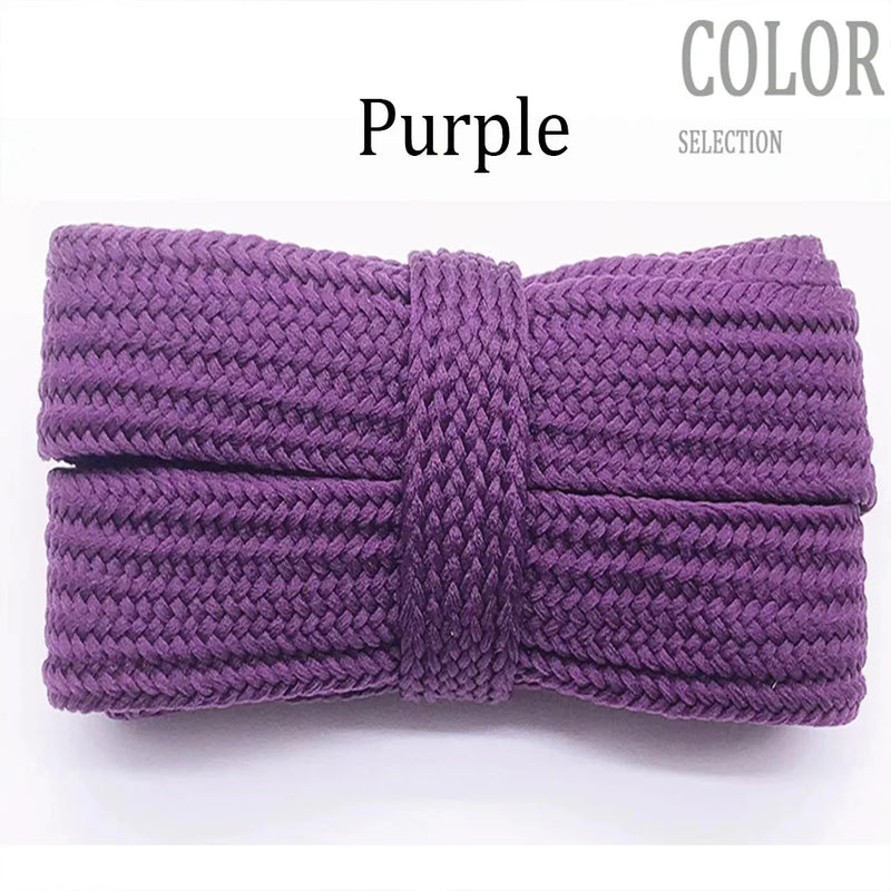 Flat Wide Shoelaces 2cm 1Pair Thick Soft Casual Sneakers Running Sports Shoe Laces 100/120/140/160CM Fashion Shoes Accessories