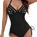 Women's Sleeveless Solid Color Bikini Tankini Set Summer | SAMAG