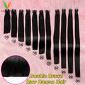 V Beauty Straight Human Hair Bundles Raw Human Hair Extensions Double Drawn 16A Grade Vietnamese Human Hair Virgin Unprocessed