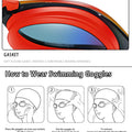 Swimming Goggles Anti Fog & Clear Vision, No Leaking | SAMAG