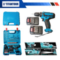 21V Cordless Drill Driver with 2 Batteries, Electric Screwdriver Set, 6 Speed, 18+1 Torque, Power with Bits Kit for | SAMAG