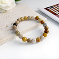 Natural Stone Beads Bracelet For Women Men Agate Crystal Quartzs Aquamarines Jades Jewelry Agates Elastic Bangle Bracelets 6 8mm