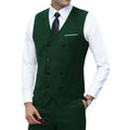 New Brand Dress Vests for Men Casual Slim Fit Mens Suit Vest Double Breasted Waistcoat Gilet Homme Formal Business Jacket